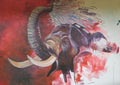 Pride and Tusks, Original African Painting