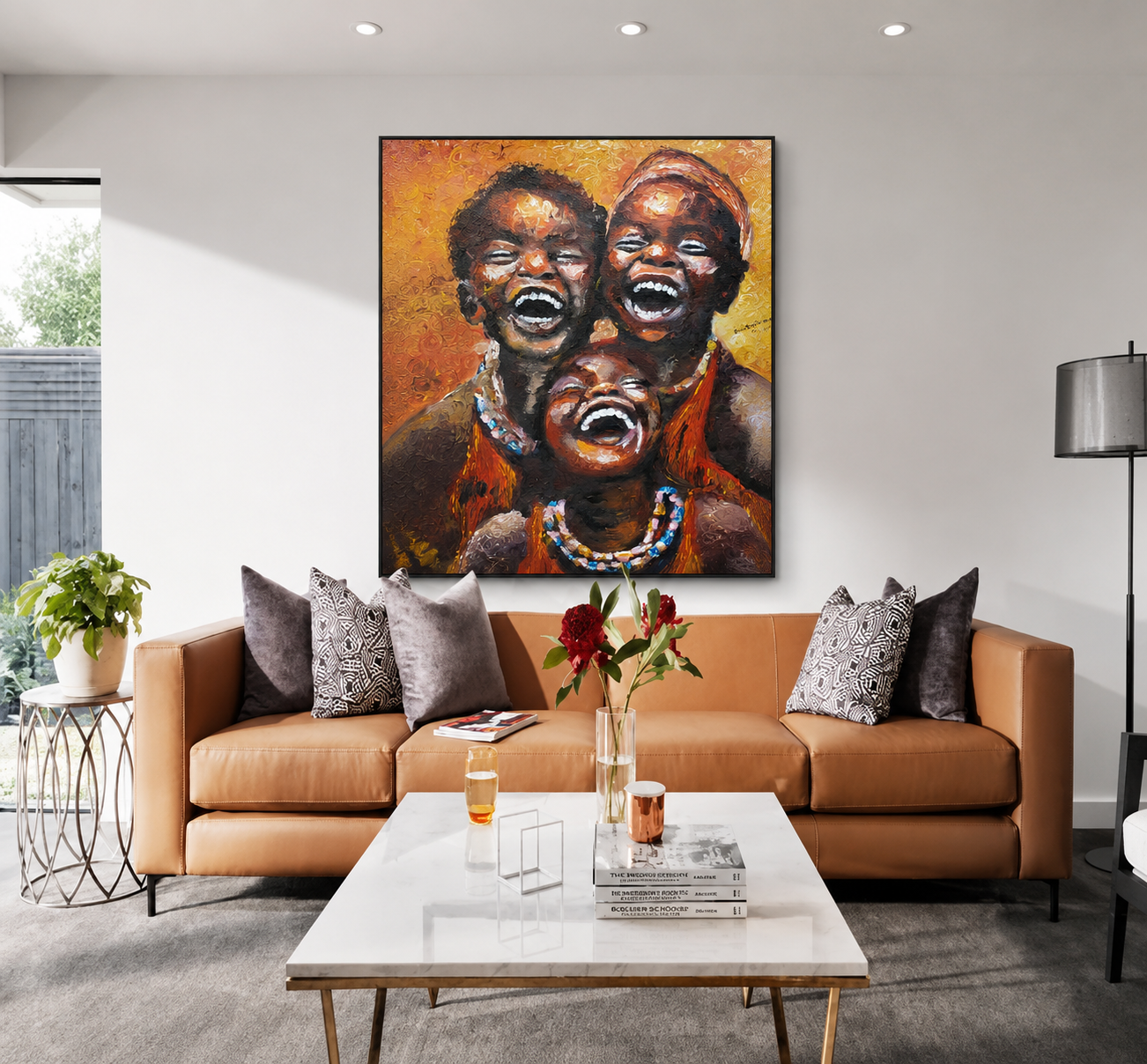 Voices of Humanity Original African Painting