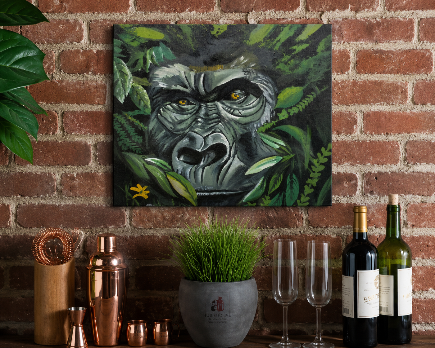 Forest Guardian, Original African Painting