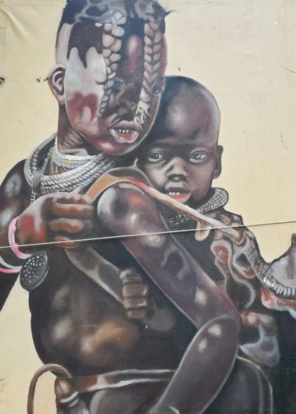 Guardian of Heritage, Original African Painting