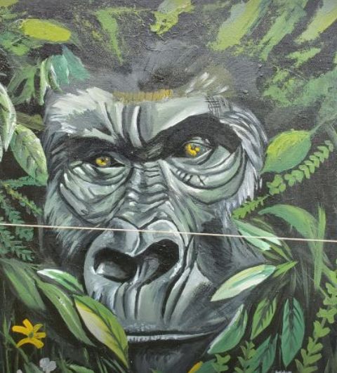Forest Guardian, Original African Painting