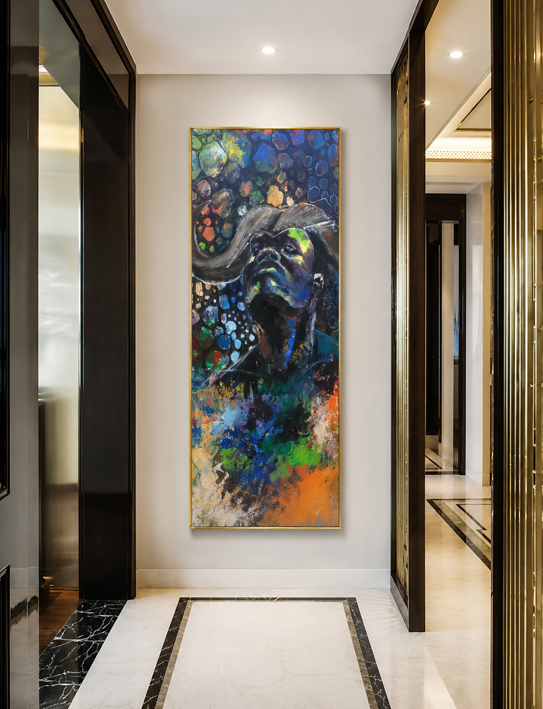 Buffalo Spirit, Original African Painting